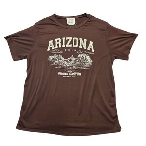 Arizona Grand Canyon National Park T-Shirt French Pastry Brown‎ Graphic